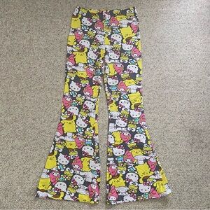 Hello Kitty Sanrio Flare Stretch Pants